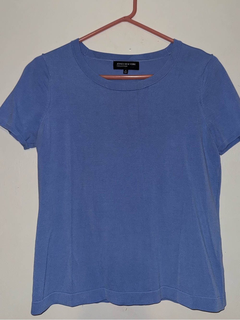 Jones New York Short Sleeve Crewneck Tee in Periwinkle